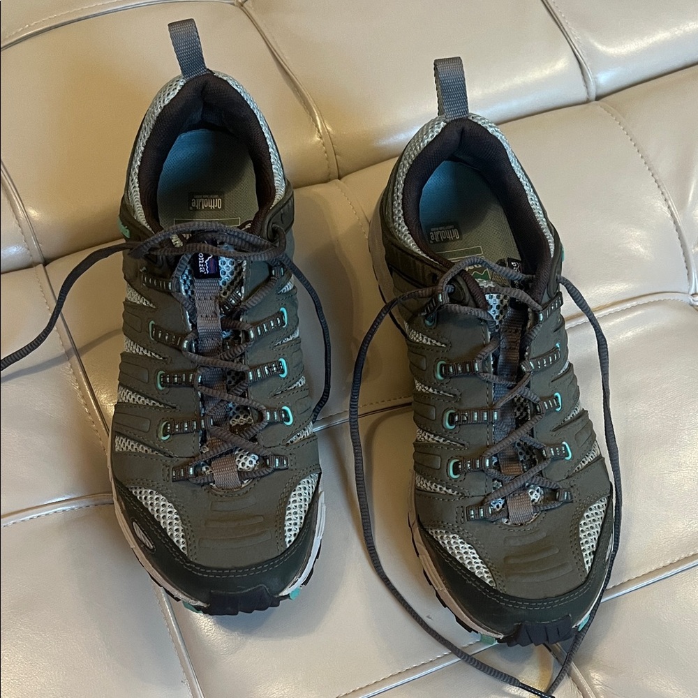 Patagonia Women's Athletic Shoes - Olive and Gray